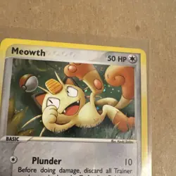 Nintendo Pokemon TCG Meowth 013 Holo Promo 50HP English 2003 Tin - Image 2