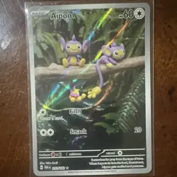 The Pokemon Company Aipom 211/182 SV04 Paradox Rift Holo Illus Rare ENG - Image 1