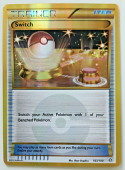Switch 163/160 Primal Clash XY Secret Rare Trainer Card - Pokemon English - Image 1