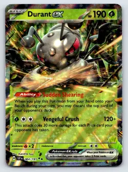 Durant ex 004/191 Double Rare Surging Sparks Pokemon Near Mint - Image 1