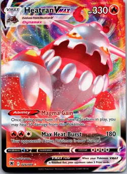 HEATRAN VMAX 026/189 HOLO VMAX RARE ASTRAL RADIANCE POKEMON NM - Image 1