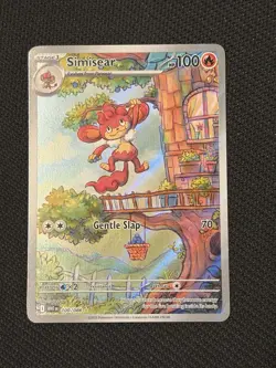 Pokemon TCG White Flare 100/086 Simisear Illustration Rare English - NM - Image 1
