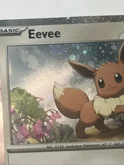 🌀 Pokemon SVP 043 - Black Star Promo Eevee Cosmos Holo - DOUBLE SWIRL 🌀 - Image 2