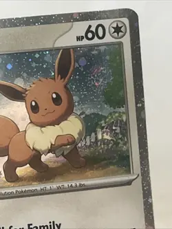 🌀 Pokemon SVP 043 - Black Star Promo Eevee Cosmos Holo - DOUBLE SWIRL 🌀 - Image 3