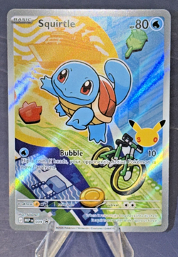 Pokemon Squirtle 039 First Partner Illustration Full Art Holo Promo - Image 1