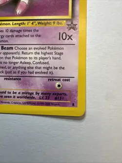 Mew #8 Black Star Promo Wizards of the Coast Pokemon TCG Non Holo - NM - Image 4
