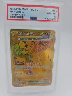 Pokemon - Pikachu EX 247/191 - Surging Sparks Hyper Rare 247 - PSA 10 - Gem Mint - Image 1