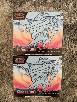 Pokemon TCG Pokemon Center Chaos Rising ETB Factory Sealed Lot Of 2 - Image 1