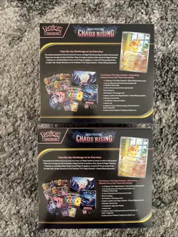 Pokemon TCG Pokemon Center Chaos Rising ETB Factory Sealed Lot Of 2 - Image 2