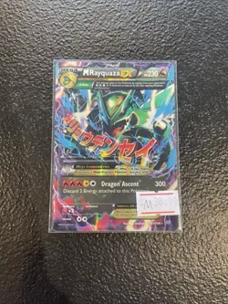 M Rayquaza EX 61/108 Roaring skies Mega Pokemon - Image 3