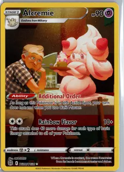 Alcremie TG08/TG30 Holo Trainer Gallery Pokemon Card Sword & Shield MP - Image 1