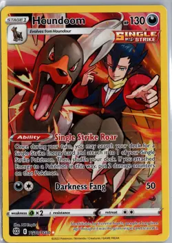 Houndoom TG10/TG30 Holo Brilliant Stars Trainer Gallery Pokemon LP - Image 1