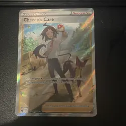 The Pokemon Company Cheren's Care GG58/GG70 Crown Zenith GG Full Art Holo UR EN - Image 1