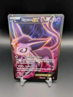Espeon ex Holo Ultra Rare Full Art XY BREAKpoint 117/122 Pokemon 2016 NM - Image 1