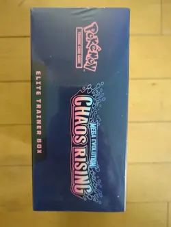 Chaos Rising ETB Factory Sealed - Pokemon TCG Free Ship Very Small Flaw On Box - Image 2