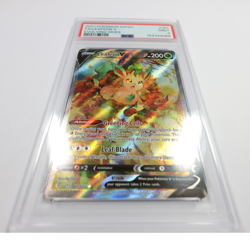 2021 PSA MINT 9 - Pokemon Evolving Skies 167/203 Leafeon V Full Art Card #61474B - Image 2