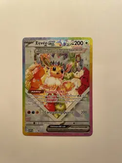Pokemon Prismatic Evolutions - Eevee EX SVP 174 - Black Star Promo - Image 1