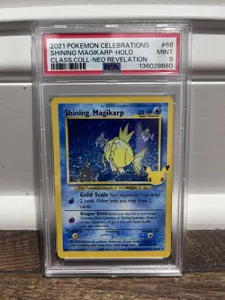 2021 Pokemon Celebrations Shining Magikarp 66/64 Holo - PSA 9 - Image 1