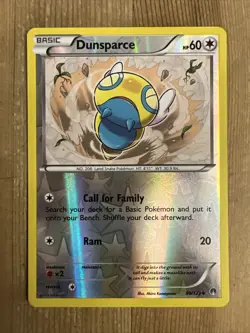 Pokemon TCG Dunsparce BREAKPoint 90/122 Reverse Holo Uncommon NM - Image 1