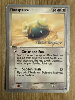 Pokemon TCG Dunsparce World Championship 2005 Singles 60/100 DAMAGED - Image 1