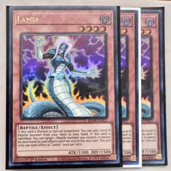 Yugioh! 3x Lamia BLMR-EN021 Ultra Rare 1st Ed NM - Image 1