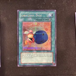 Moderately Played Graceful Dice - EDS-002 - Secret Rare - Limited Edition - YuGi - Image 1
