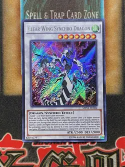 Yugioh Clear Wing Synchro Dragon MP16-EN022 Secret Rare NM - Image 1