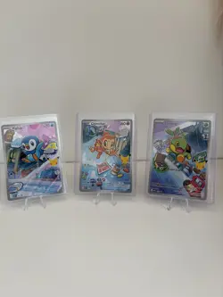 Pokemon TCG First Partner Sinnoh Set Piplup Turtwig Chimchar MEP 042 040 041 NM - Image 1