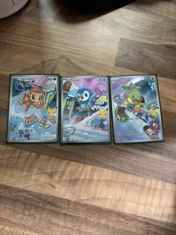 Pokemon TCG First Partner Sinnoh Set Turtwig Piplup Chimchar MEP 040 041 042 - Image 1