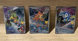 Piplup, Chimchar, Turtwig MEP 040, 041, 042 First Partner Promo Sinnoh Set 30th - Image 1