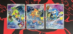 Piplup, Chimchar, Turtwig MEP 040, 041, 042 First Partner Promo Sinnoh Set 30th - Image 1