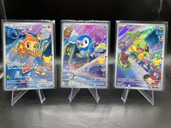 Piplup, Chimchar, Turtwig MEP 040, 041, 042 First Partner Promo Sinnoh Set 30th - Image 1