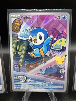 Piplup, Chimchar, Turtwig MEP 040, 041, 042 First Partner Promo Sinnoh Set 30th - Image 3
