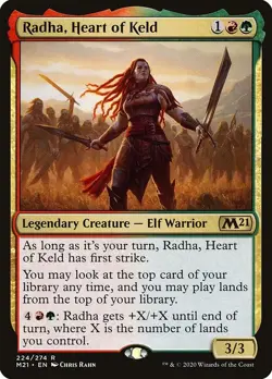 Radha, Heart of Keld Regular - Core Set 2021 MTG-NM - Image 1
