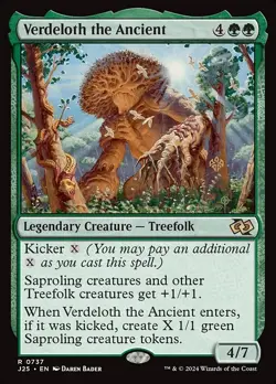 Verdeloth the Ancient Regular - Foundations Jumpstart MTG-NM - Image 1