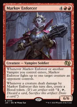 Markov Enforcer Regular - Foundations Jumpstart MTG-NM - Image 1