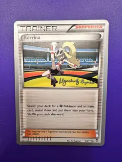 KORRINA #95/111 XY FURIOUS FISTS POKEMON WORLD CHAMPIONSHIPS 2015 - Image 1