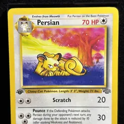 Persian 42/64 Jungle 1st Edition Pokemon TCG - Image 3
