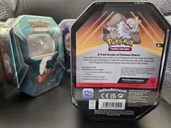 Pokemon TCG Triple Whammy Tins - Factory Sealed Lot of 3 Tins 3 Packs Each. - Image 2