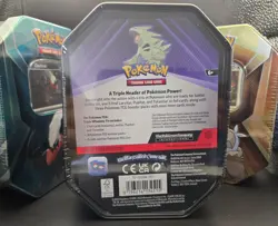 Pokemon TCG Triple Whammy Tins - Factory Sealed Lot of 3 Tins 3 Packs Each. - Image 4