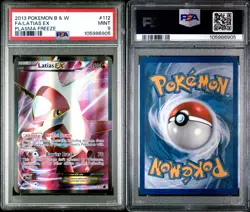 Pokemon Latias EX 112/116 PSA 9 Mint B&W Plasma Freeze Full Art 2013 Pop 125 - Image 3