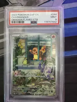 PSA 9 Pokemon Charmander 044 Sv: Scarlet & Violet Promo Cards Holo - Image 1