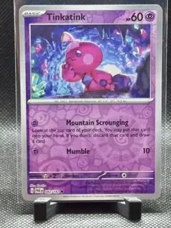 Tinkatink - 082/182 - Reverse Holo - Pokemon - Paradox Rift - NM/M - Image 1