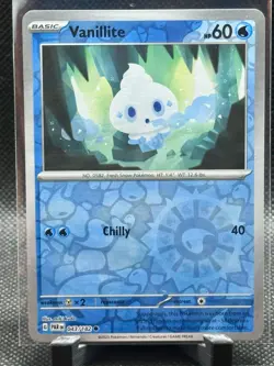 Vanillite Reverse Holo - 043/182 - Paradox Rift Pokemon 2023 - Image 1