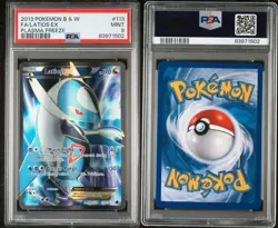 Pokemon Latios EX 113/116 PSA 9 Mint B&W Plasma Freeze Full Art 2013 Pop 136 - Image 3