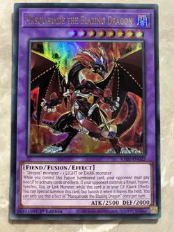 Yugioh - Masquerade the Blazing Dragon - Ultra Rare - RA02-EN022 - Image 1