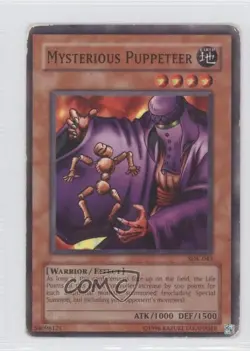 Mysterious Puppeteer Unlimited YuGiOh Starter Deck Kaiba #SDK-043 2002 READ - Image 1