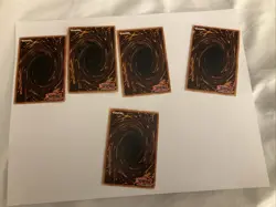 Vintage 1996 Yugioh Cards Lot Of 5 - Image 2