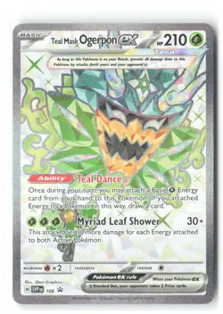 SV: Scarlet & Violet Promo Cards #166 Teal Mask Ogerpon ex - Image 1
