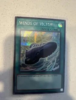 YU-GI-OH X Nike Promo Card Winds Of Victory Air Max Muscle 95 Spell Card - Image 4